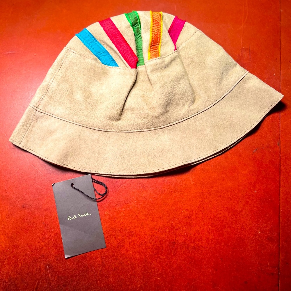 Paul Smith mainline ran sueded leather with rainbow stripes